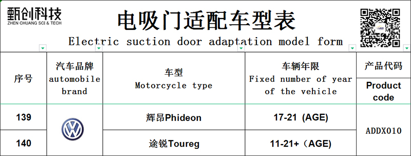 Volkswagen electric suction door-010