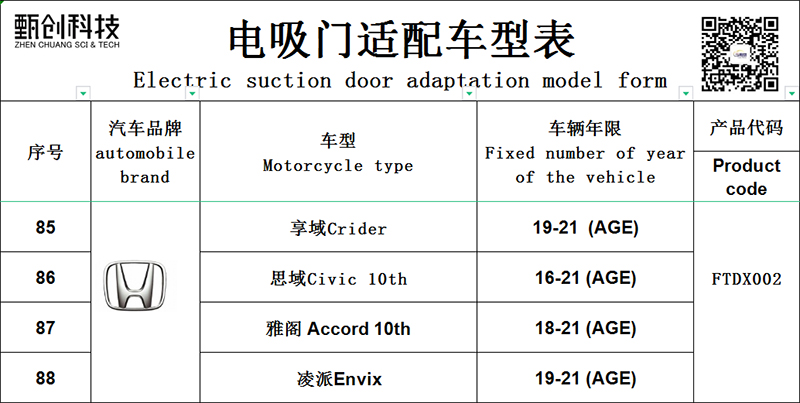 Honda electric suction door-002