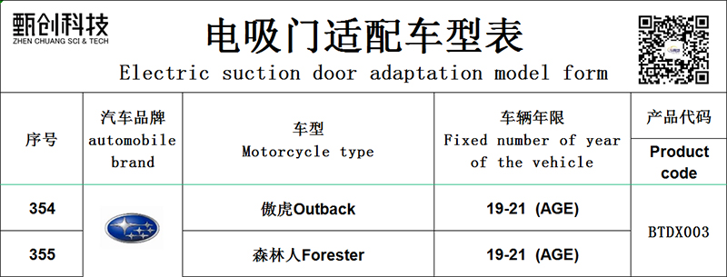 Subaru electric suction door-003